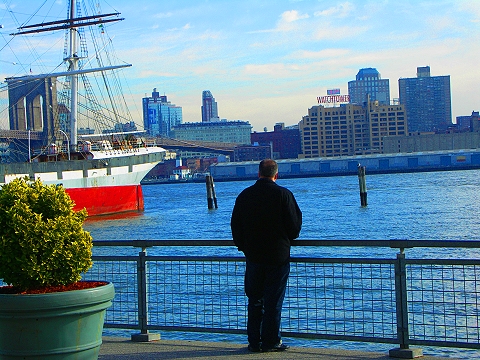 NY- South Street Seaport- East River- Brooklyn Views