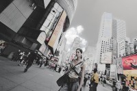 NY- People Watching in Times Square