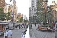 NY- Rush Hour in Columbus Circle