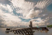 NY- Hudson River Clouds